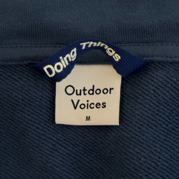 Outdoor Voices Cotton Terry Snap Closure Pullover - Picture 4 of 5